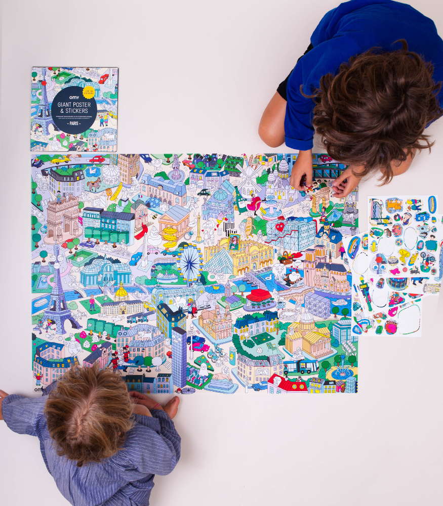 OMY Poster & Stickers // Paris