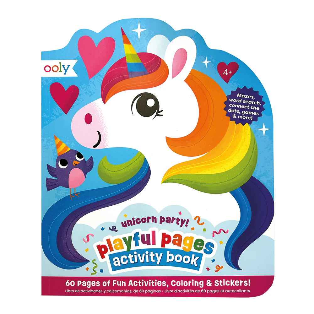 Ooly Playful Pages Aktivite Kitabı // Unicorn Party