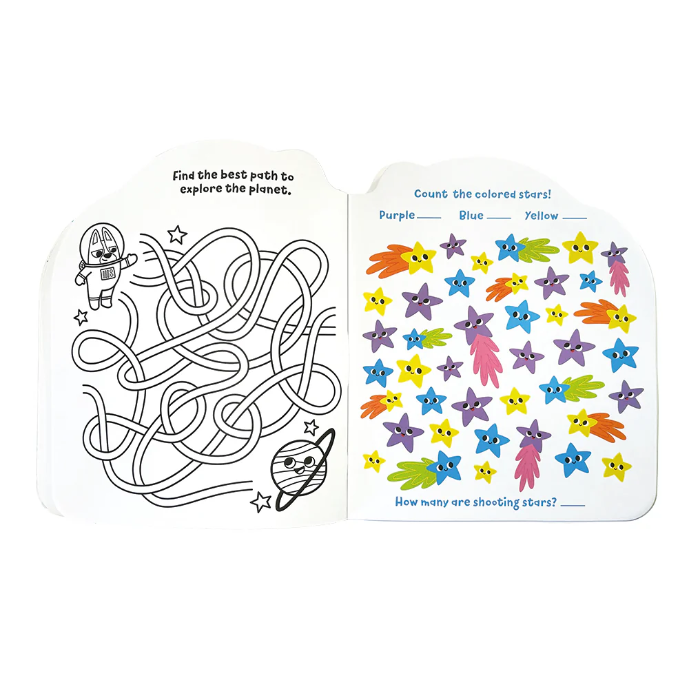 Ooly Playful Pages Aktivite Kitabı // Pets in Space