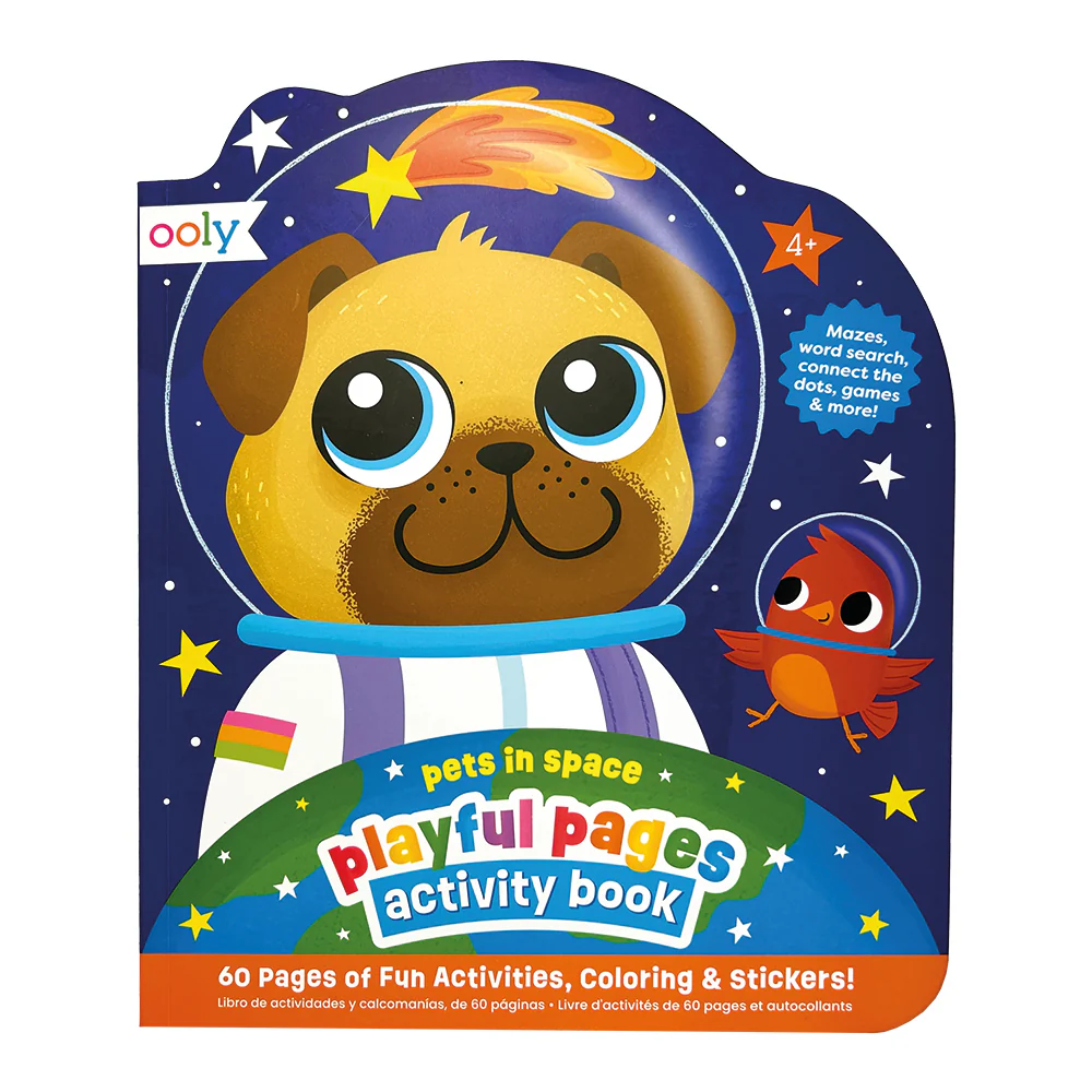 Ooly Playful Pages Aktivite Kitabı // Pets in Space
