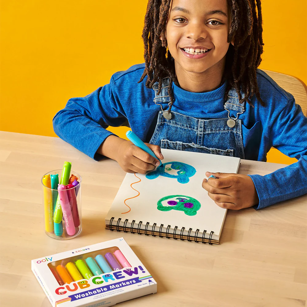 Ooly x Cub Crew Yıkanabilir Ke&ccedil;eli Kalem (8 Adet)