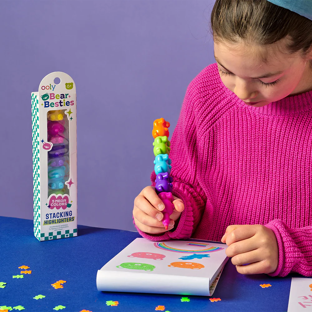 Ooly Bear Besties Kutulu Highlighter Seti (5 Adet)