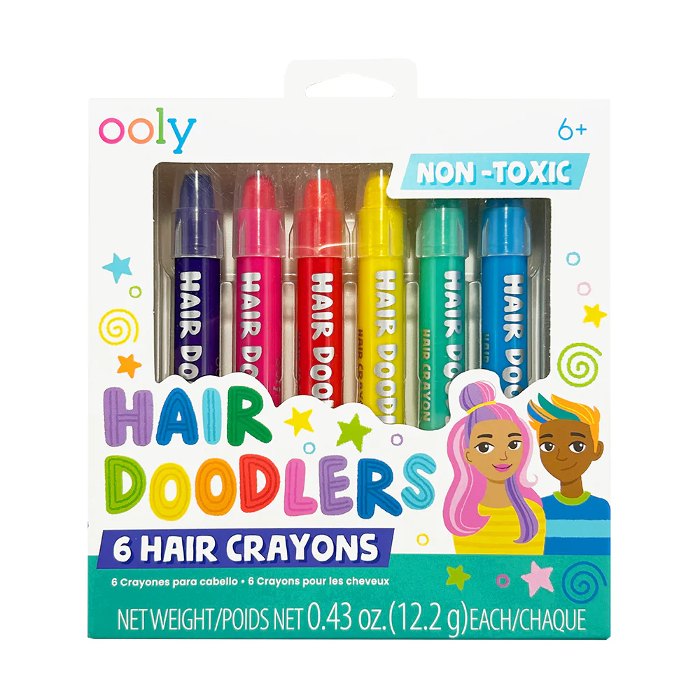 Ooly Hair Doodlers Sa&ccedil; Boyama Kalemi (6 Adet)