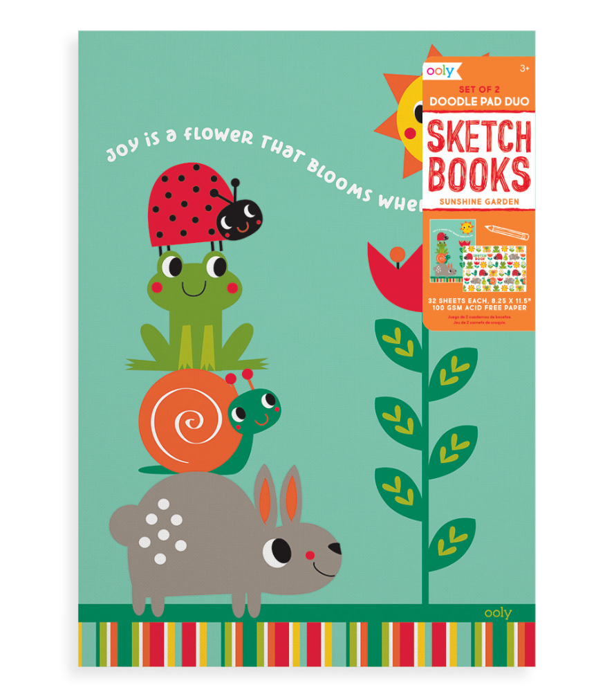 Ooly Doodle Pad Resim Defteri // Sunshine Garden (2 Adet)