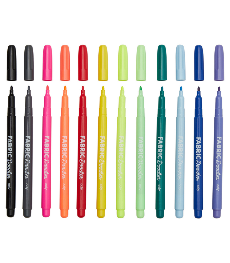 Ooly Fabric Doodlers Kumaş Boya Kalemi Seti (12 Adet)