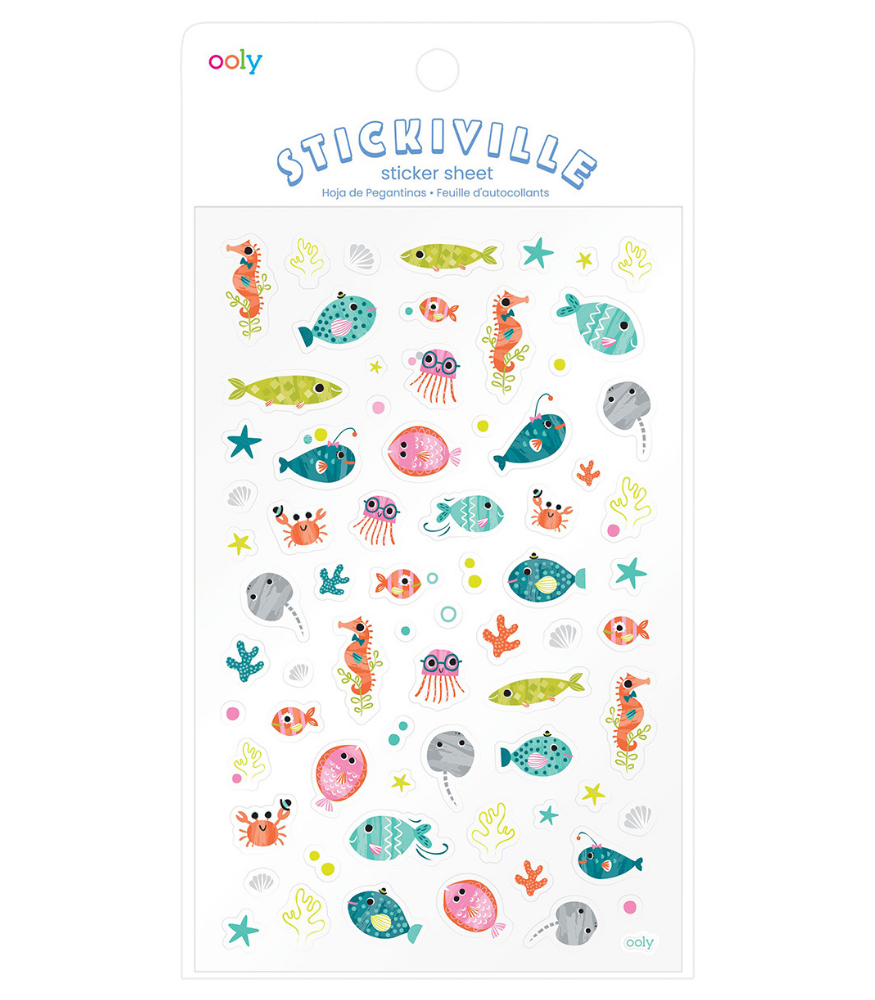 Ooly Stickiville &Ccedil;ıkartmalar // Ocean Buddies
