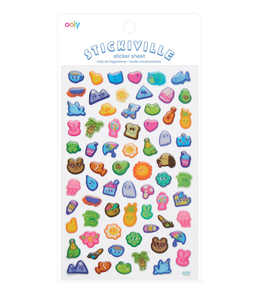 Ooly Stickiville Çıkartmalar // Silly Doodles