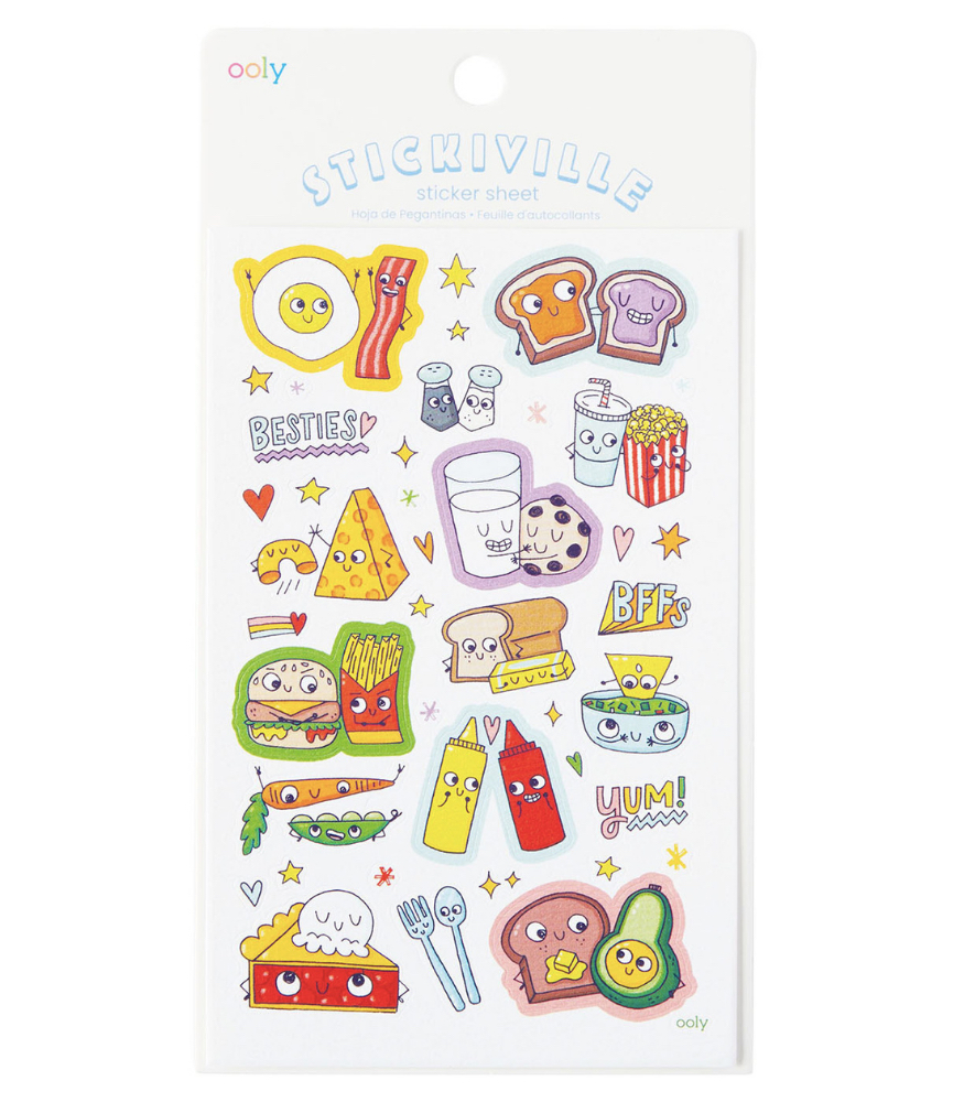Ooly Stickiville Çıkartmalar // Bff Foods