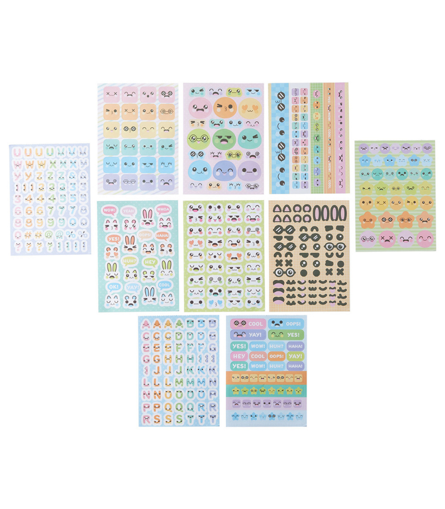 Ooly Stickiville Çıkartma Kitabı // Cute Expressions