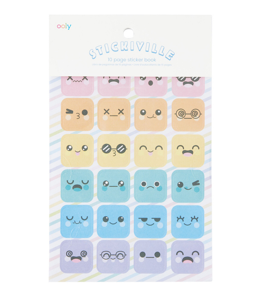 Ooly Stickiville Çıkartma Kitabı // Cute Expressions