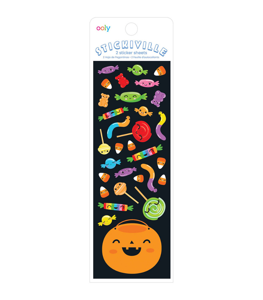 Ooly Stickiville Çıkartmalar // Halloween Haul