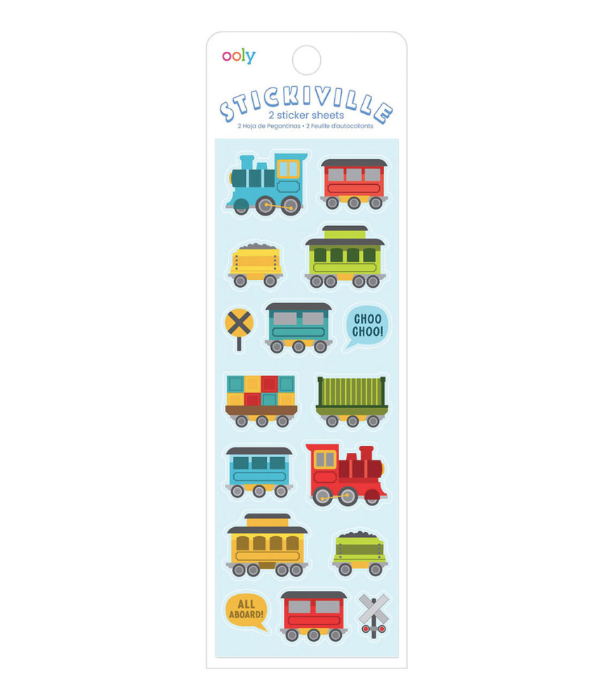 Ooly Stickiville &Ccedil;ıkartmalar // All Aboard!