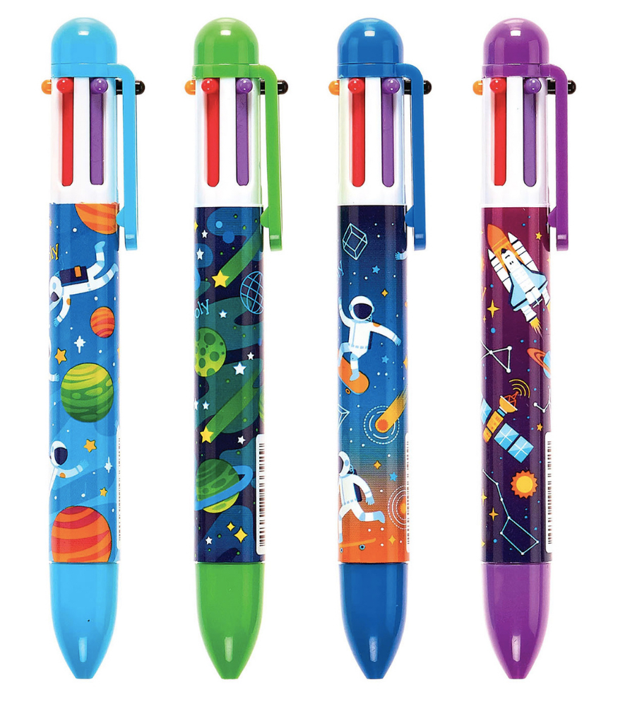 Ooly 6 Renkli Tükenmez Kalem // Astronot (Mavi)