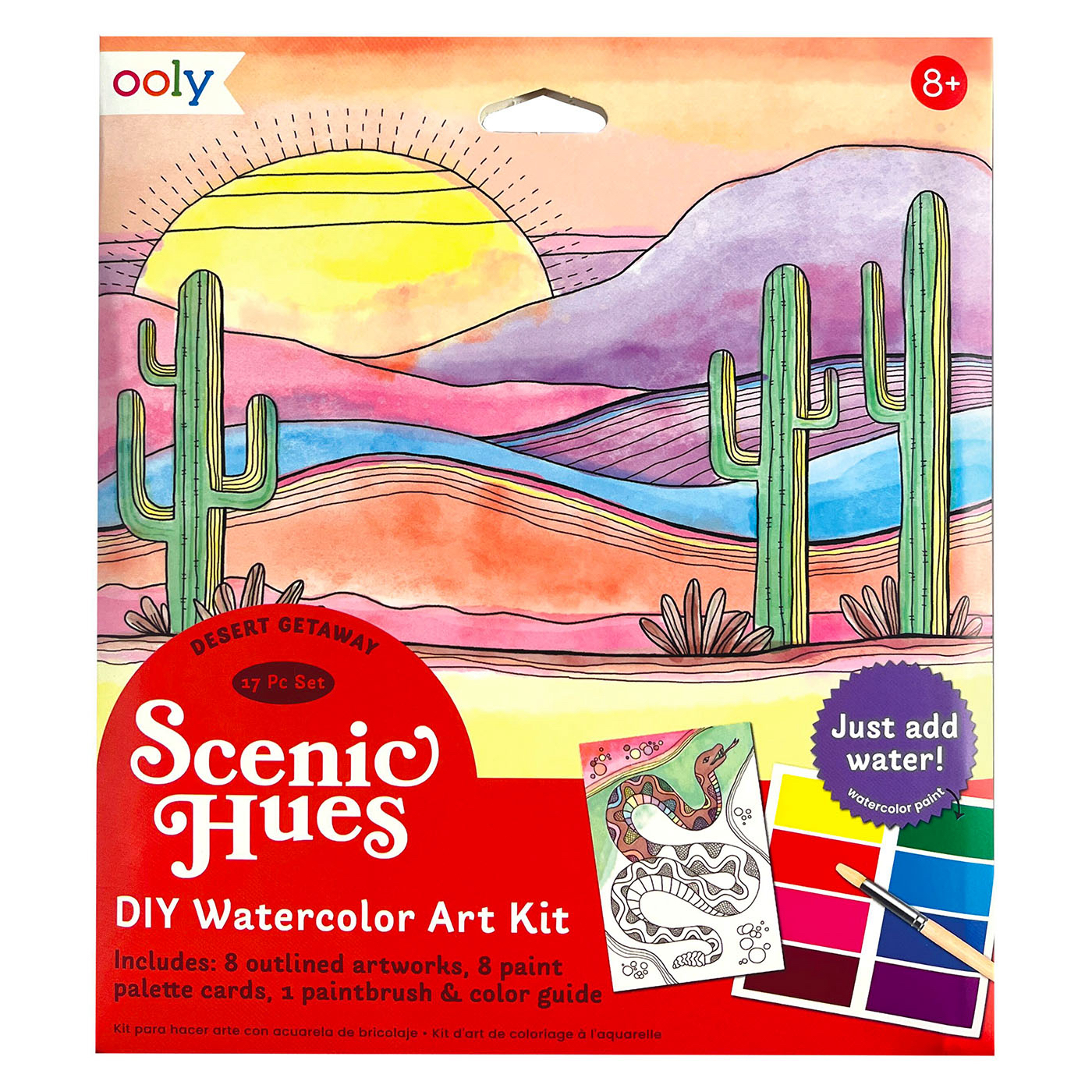 Ooly Scenic Hues Sulu Boya Sanat Seti // Desert Getaway