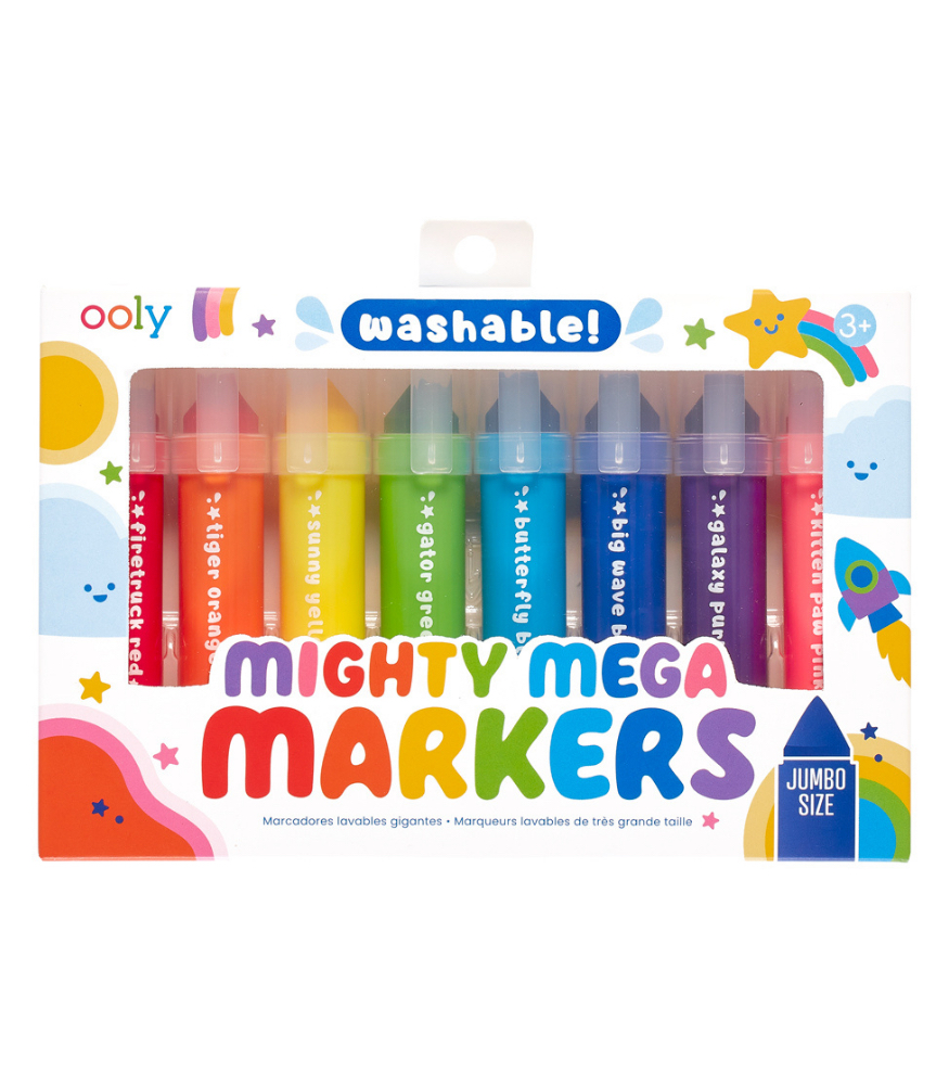 Ooly Mighty Mega Jumbo Keçeli Kalem Seti (8 Adet)