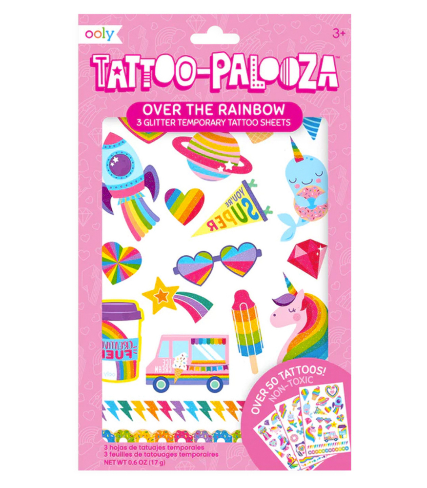 Ooly Tattoo Palooza Ge&ccedil;ici D&ouml;vme Seti // Over The Rainbow
