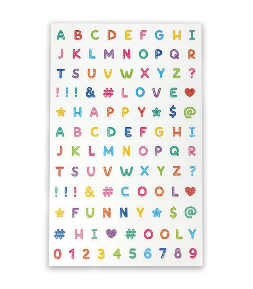 Ooly Stickiville Çıkartmalar // Alphabets