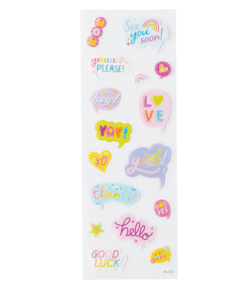 Ooly Stickiville Çıkartmalar // Cute Thoughts