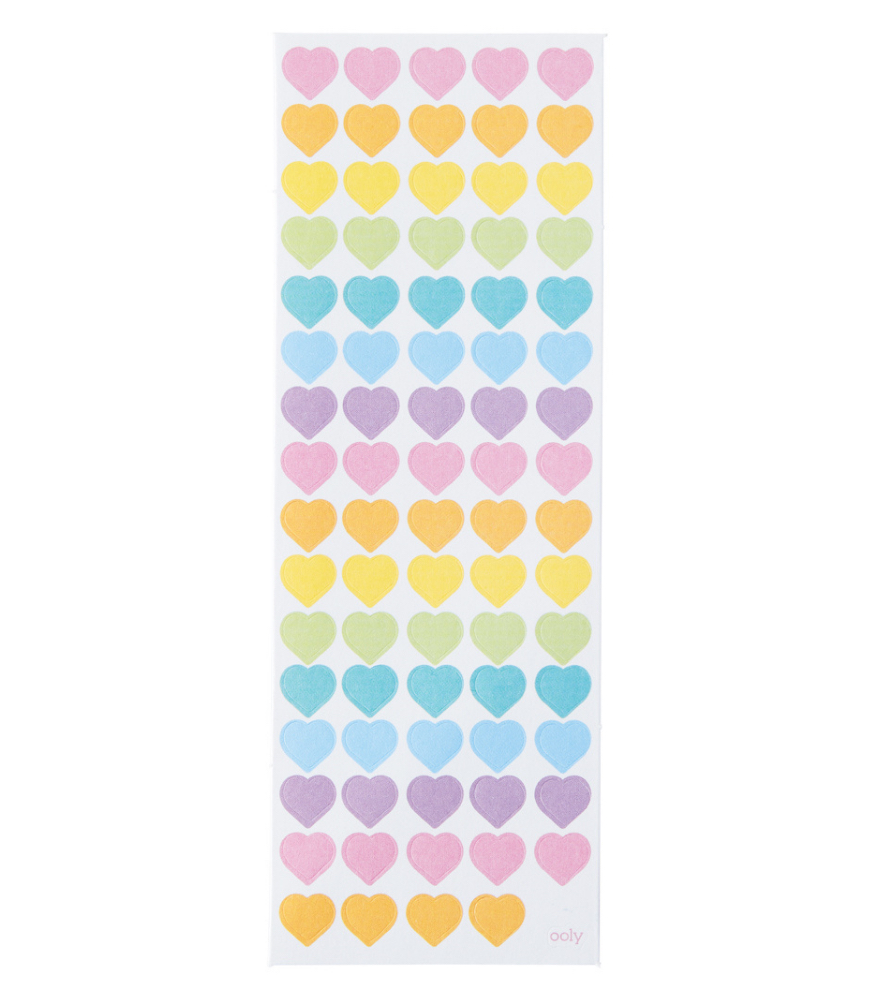 Ooly Stickiville Çıkartmalar // Mini Hearts