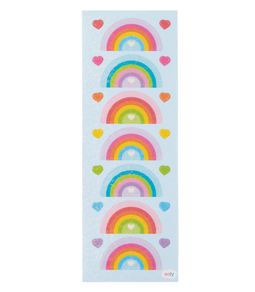 Ooly Stickiville Çıkartmalar // Rainbow Love