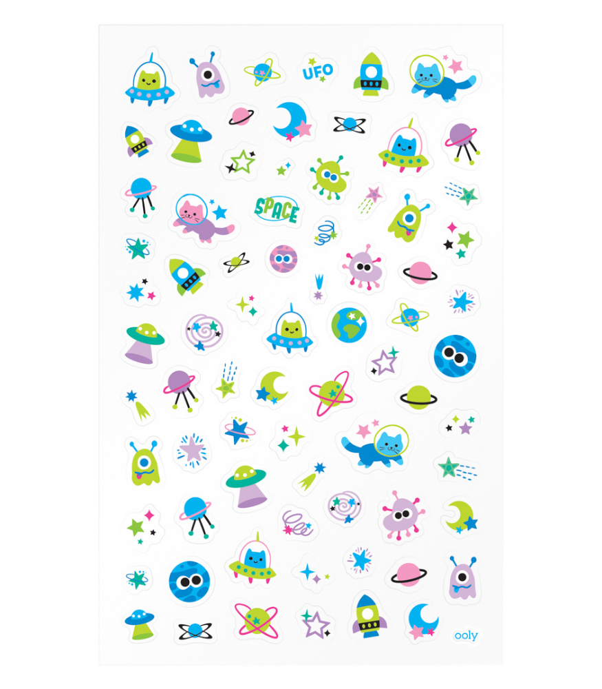 Ooly Stickiville Çıkartmalar // Space Buddies