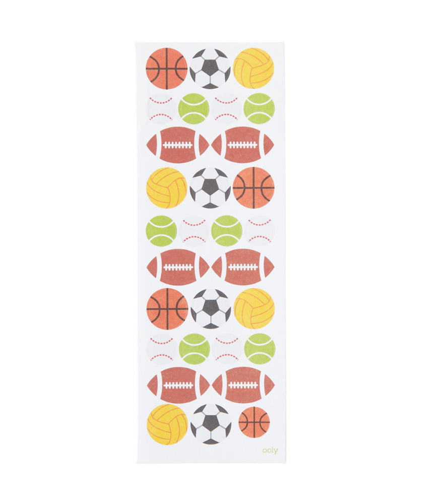 Ooly Stickiville Çıkartmalar // Sport Balls