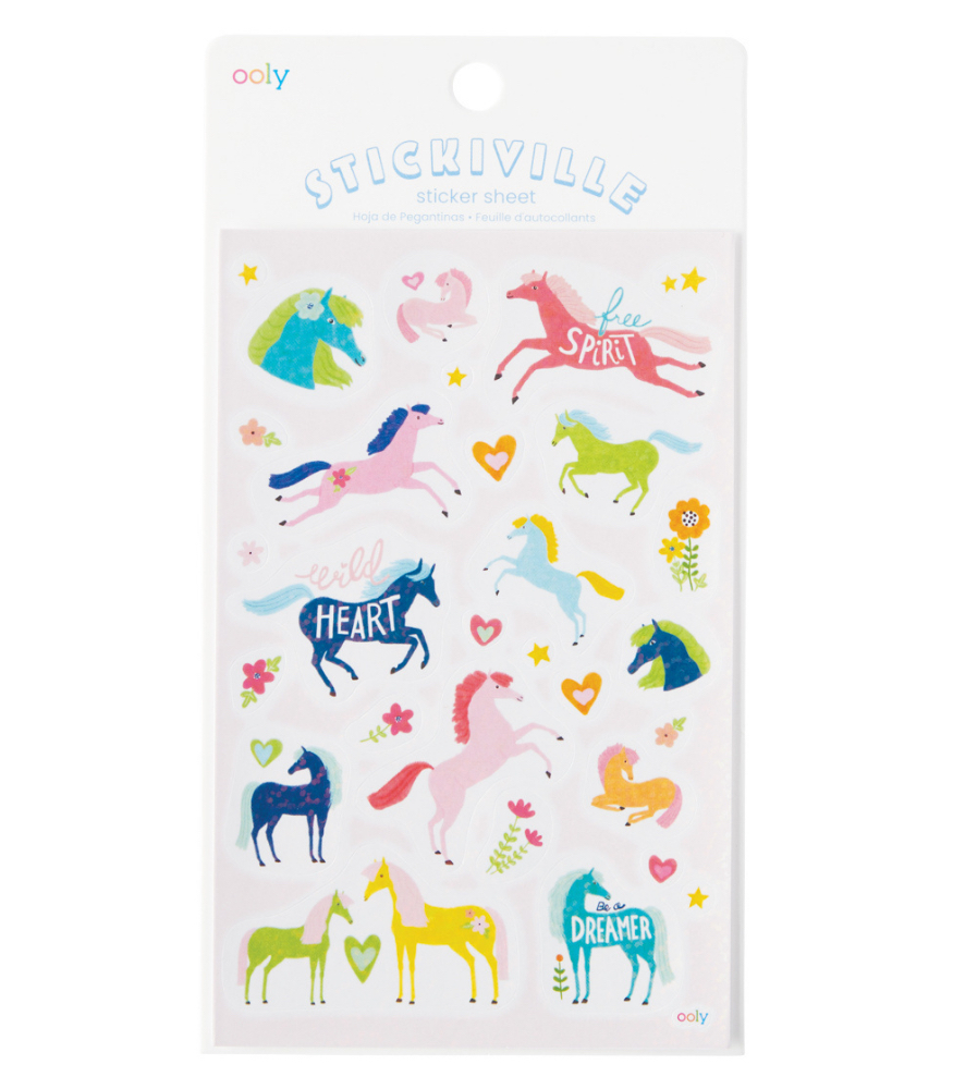 Ooly Stickiville Çıkartmalar // Wild Horses