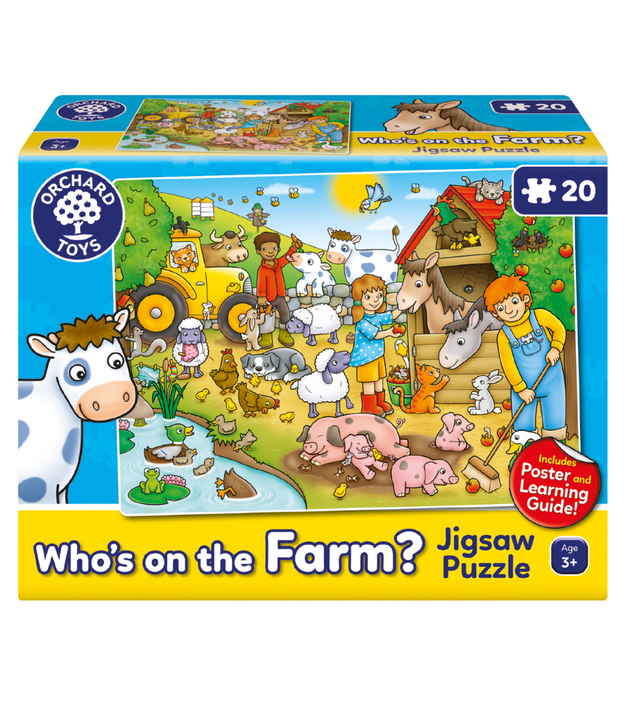Orchard Toys Puzzle // Who's On The Farm (20 Parça)