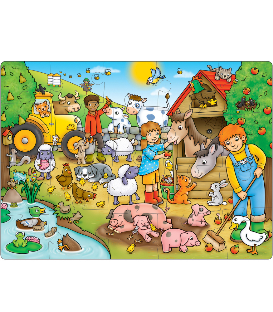 Orchard Toys Puzzle // Who's On The Farm (20 Parça)
