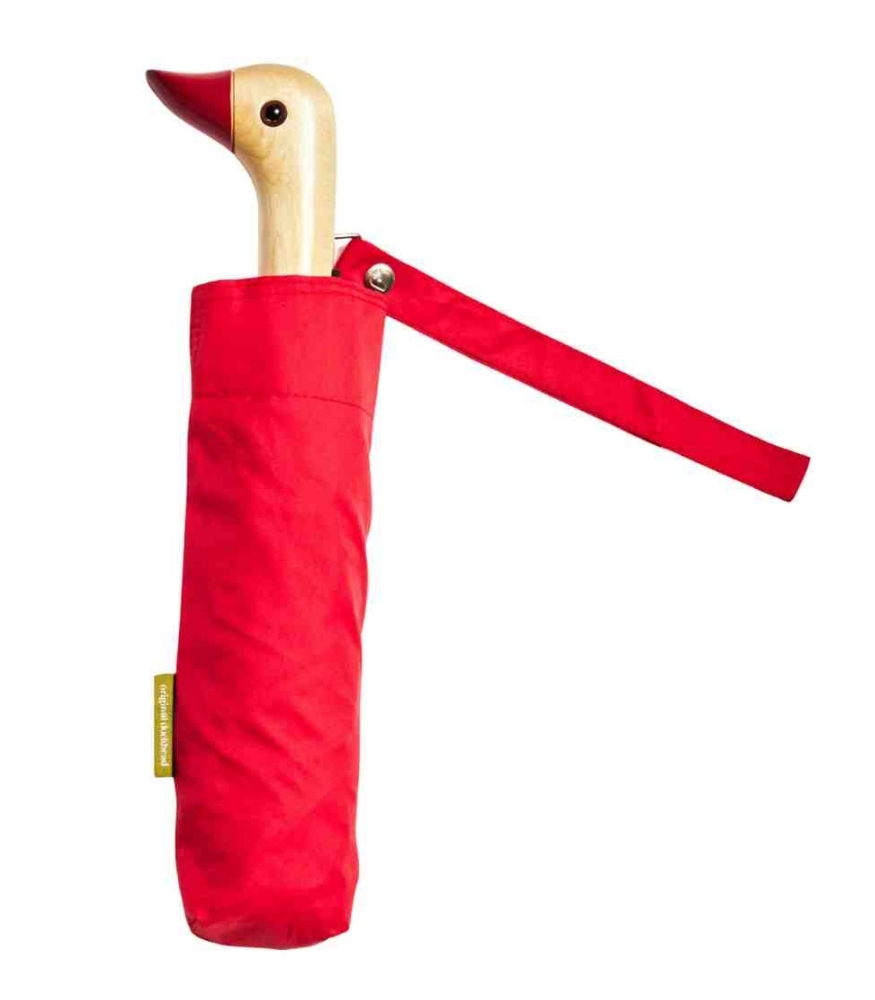 Original Duckhead Duck Kompakt Şemsiye // Kırmızı