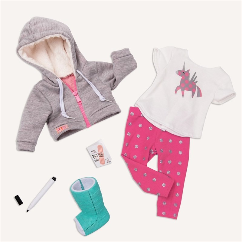 Our Generation Oyuncak Bebek Kıyafet Seti // Deluxe Get Well Soon