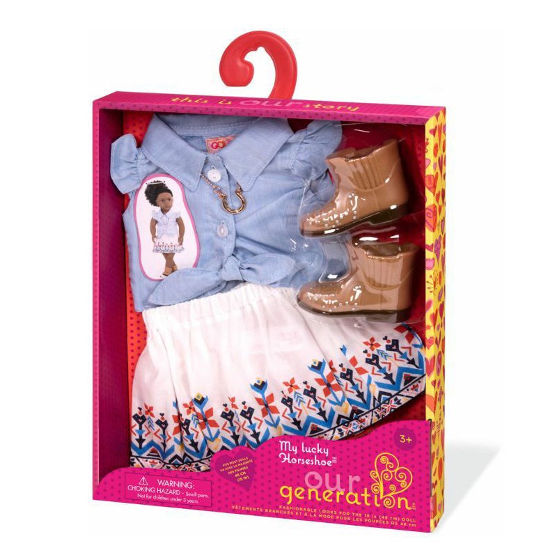 Our Generation Oyuncak Bebek Kıyafet Seti //My Lucky Horseshoe