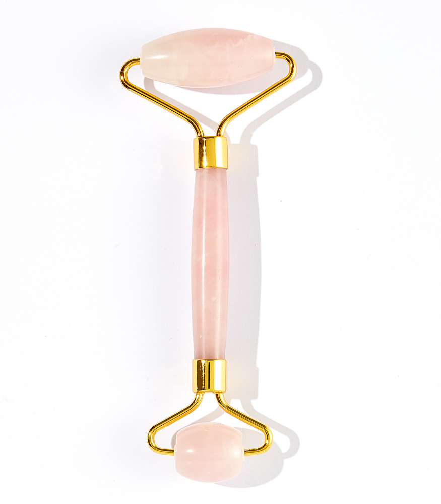 Pelcare Face Roller // Rose Quartz