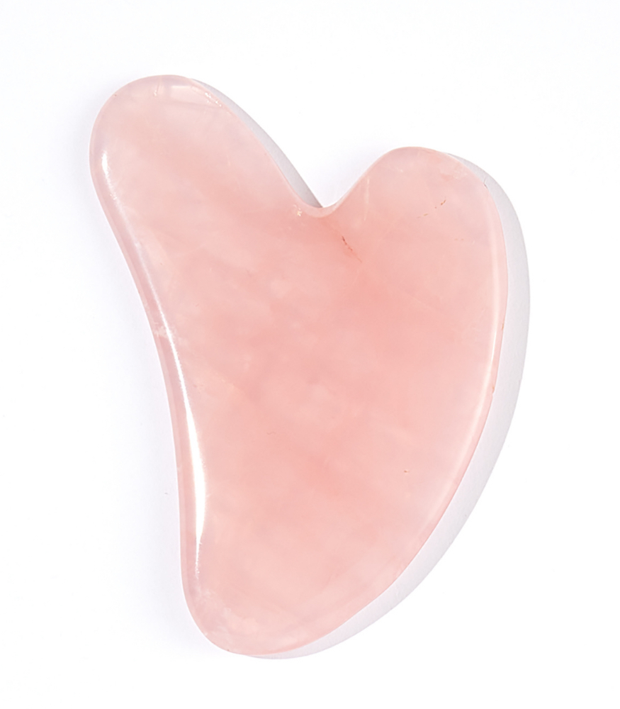 Pelcare Gua Sha Heart // Rose Quartz