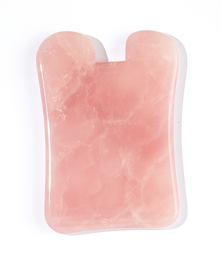 Pelcare Gua Sha Square // Rose Quartz