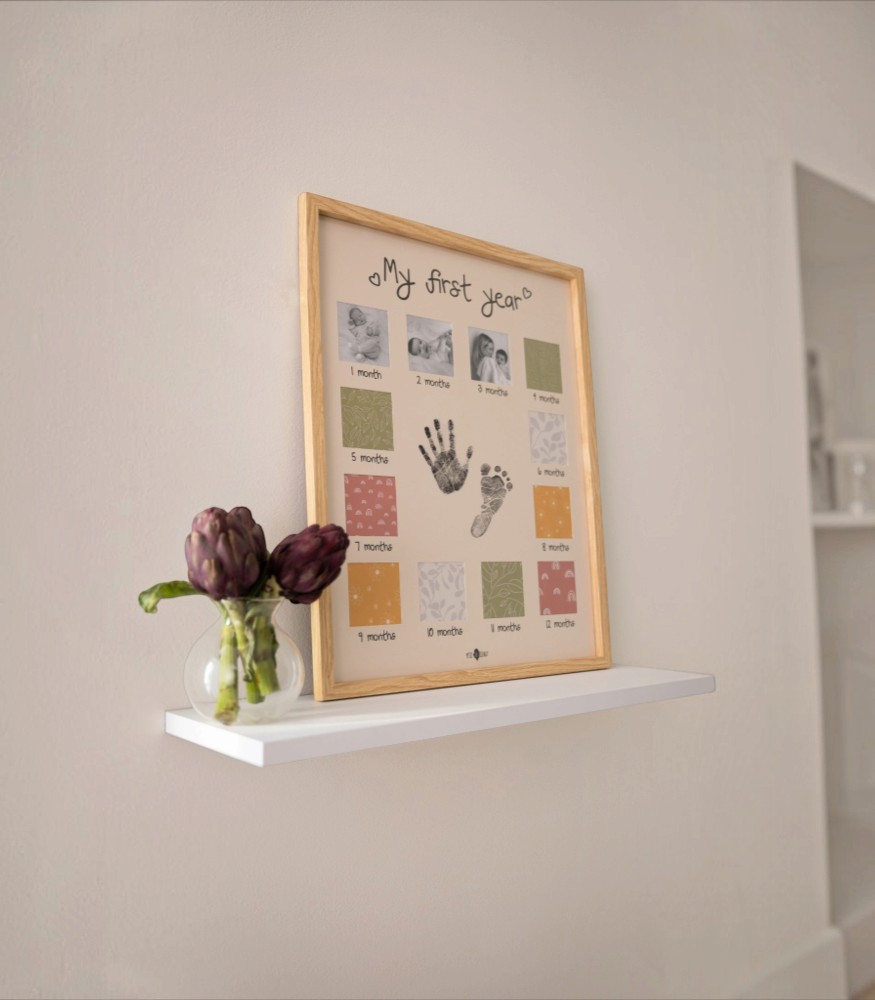 Petit Artichaut İlk Yıl Fotoğraf ve İz &Ccedil;er&ccedil;evesi // My First Year