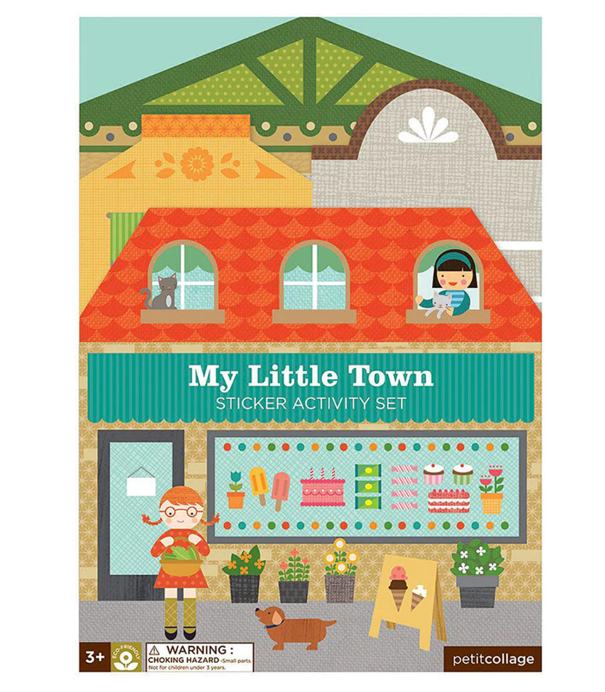 Petit Collage Çıkartmalı Aktivite Seti // My Little Town