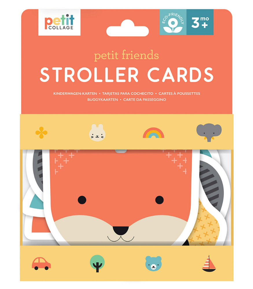 Petit Collage Bebek Arabası Kartları // Petit Friends
