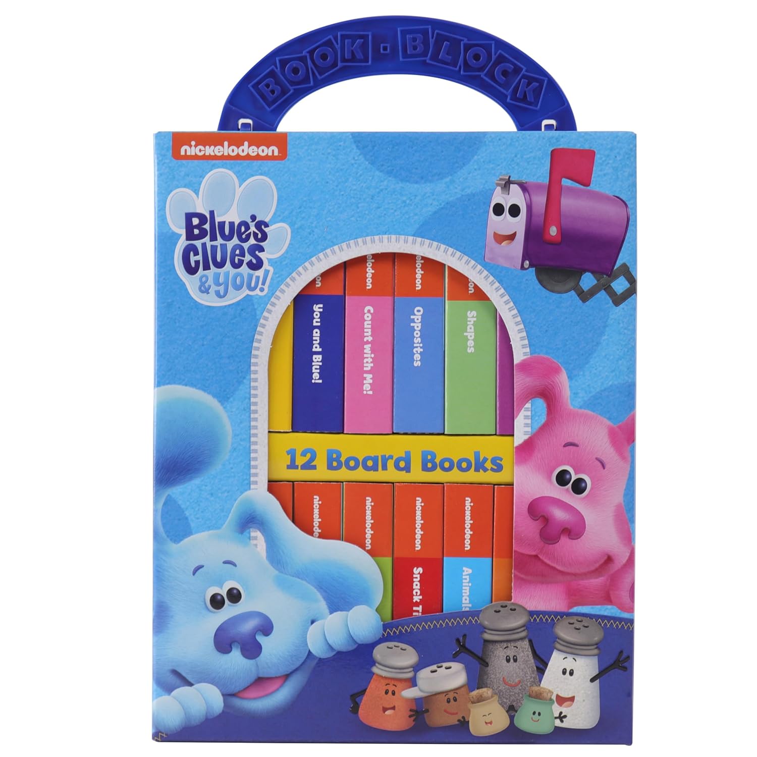 Pi Kids Nickelodeon Blue's Clues  You!: My First Library Board Book Block 12-Book Set
