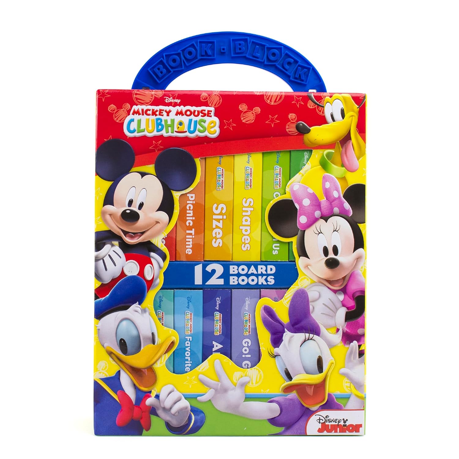 Pi Kids Disney Junior Mickey Mouse Clubhouse: My First Library Board Book Block 12-Book Set