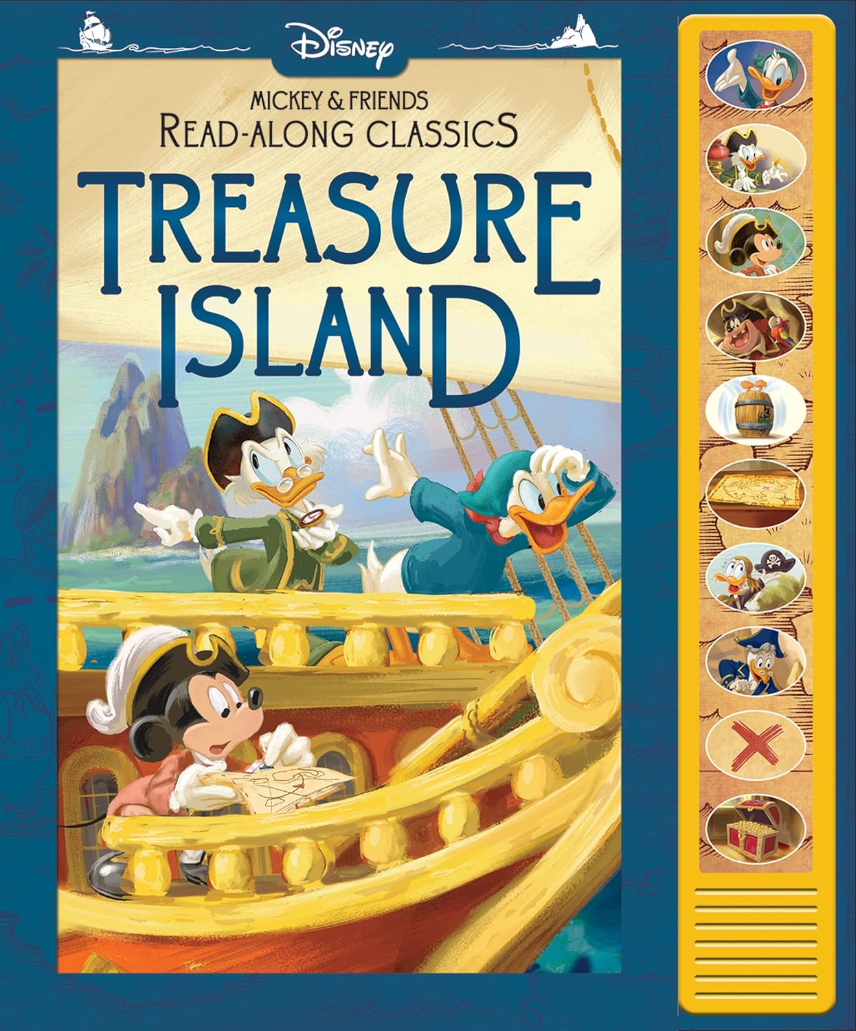 Pi Kids Disney Mickey Mouse and Minnie Mouse Read-Along Classics:Treasure Island