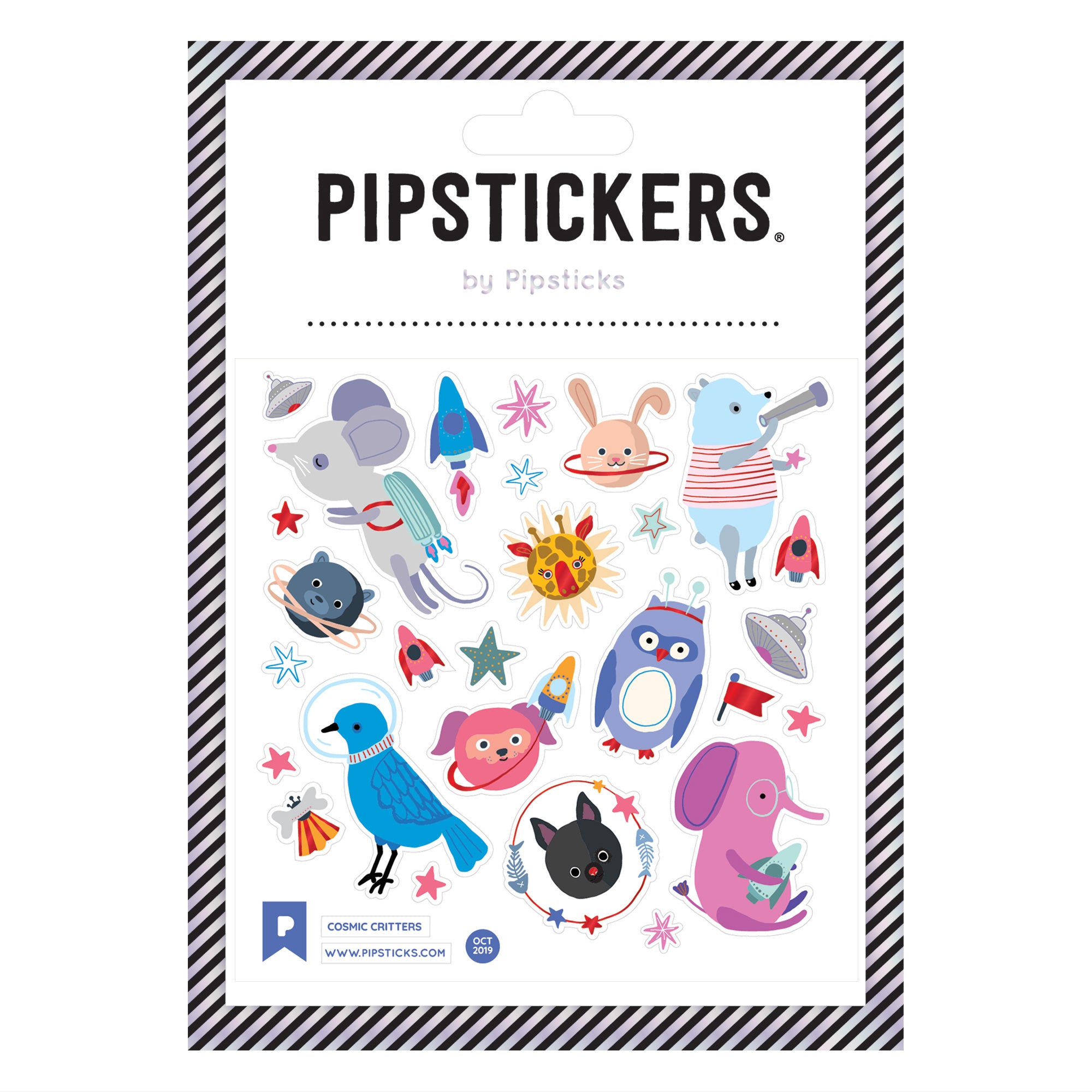 Pipsticks Sticker // Cosmic Critters