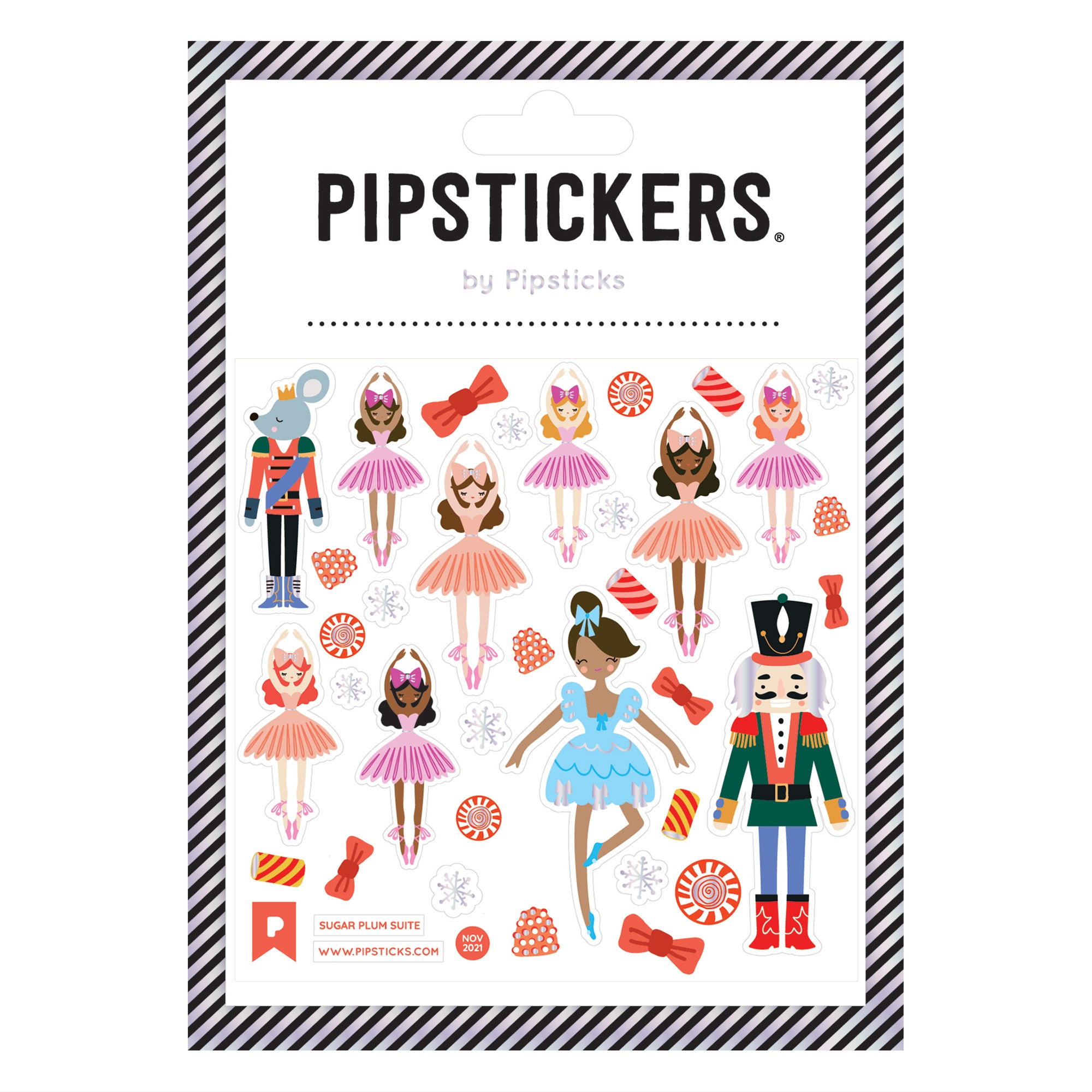 Pipsticks Sticker // Sugar Plum Suite