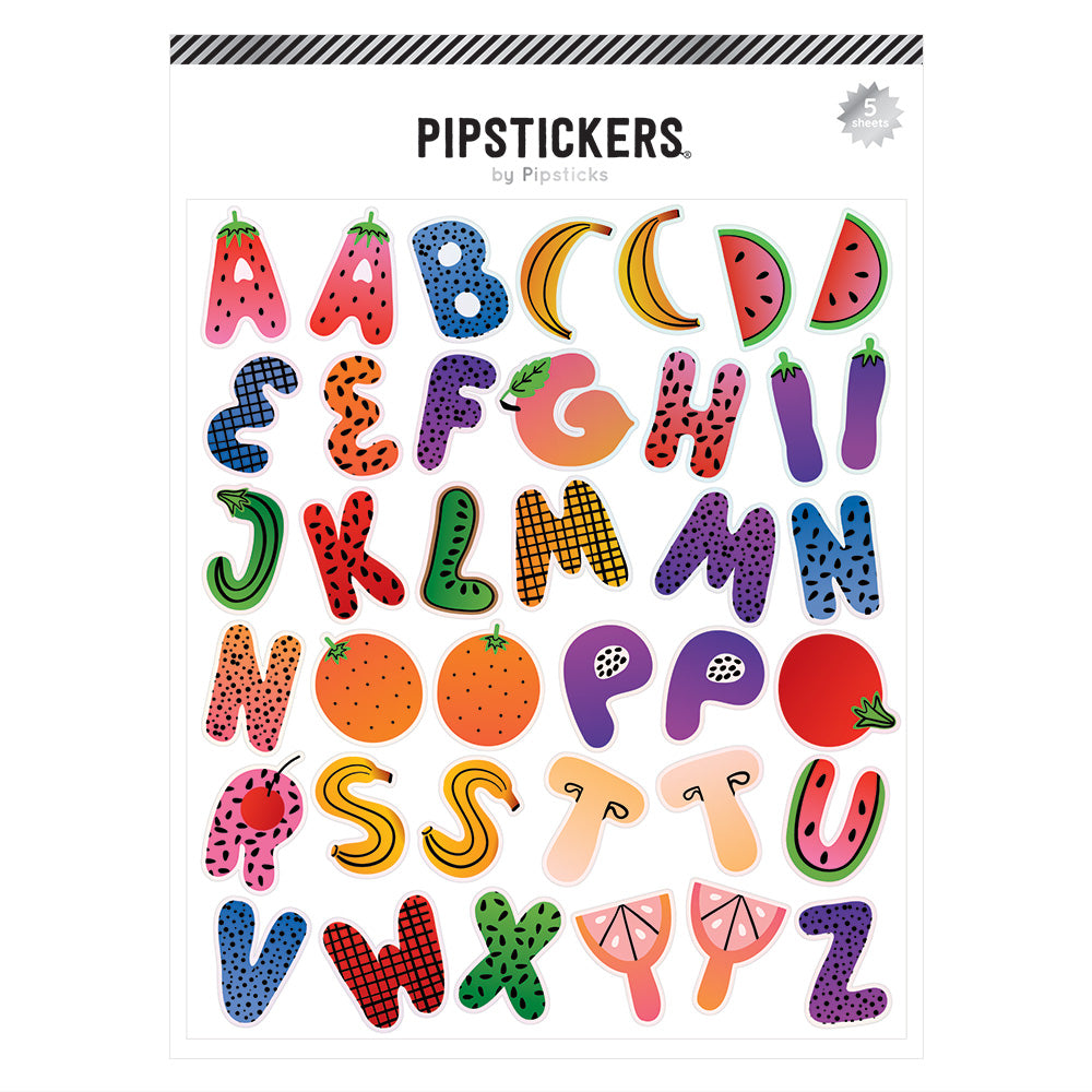 Pipsticks Big Alphabet Sticker // Fresh Picked