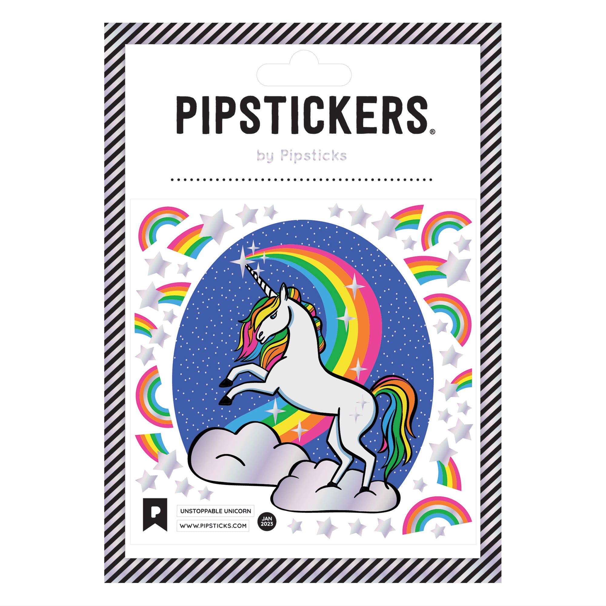 Pipsticks Sticker // Unstoppable Unicorn