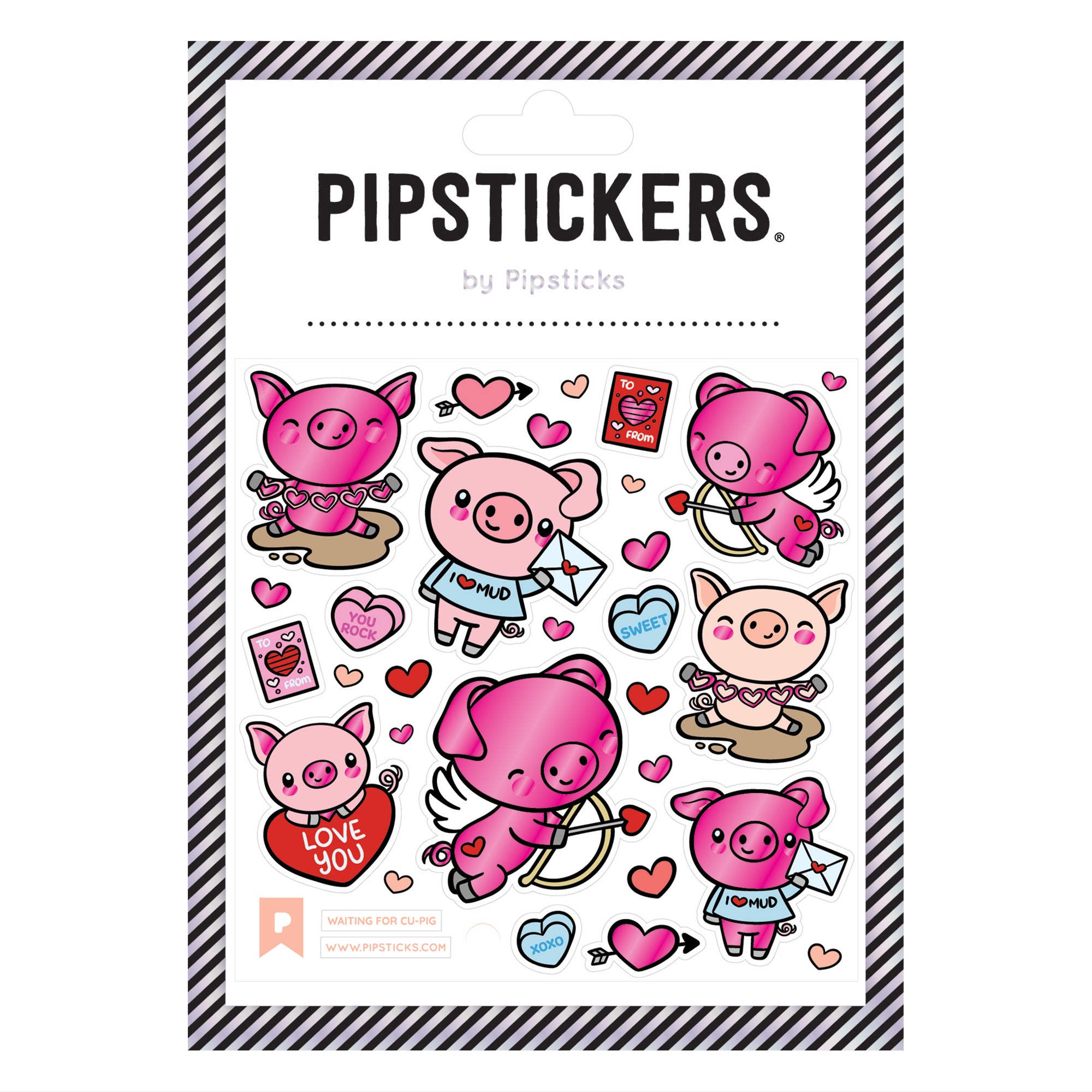 Pipsticks Sticker // Waiting For Cu-pig