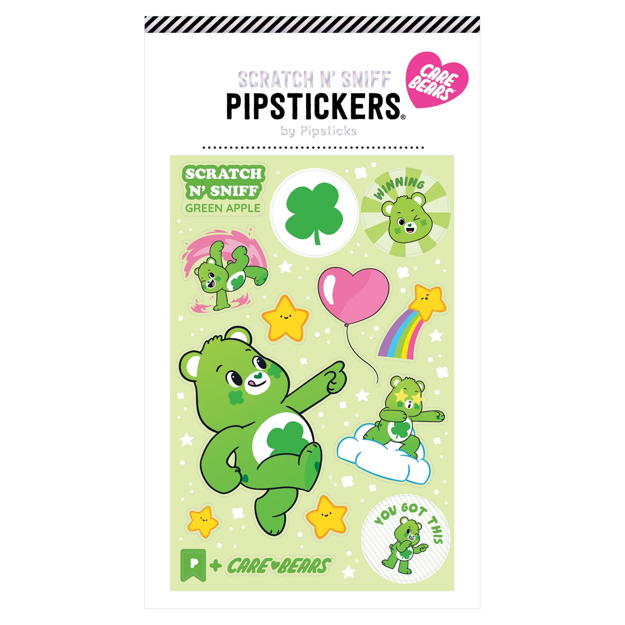 Pipsticks Scratch 'n Sniff Sticker // Good Luck Bear