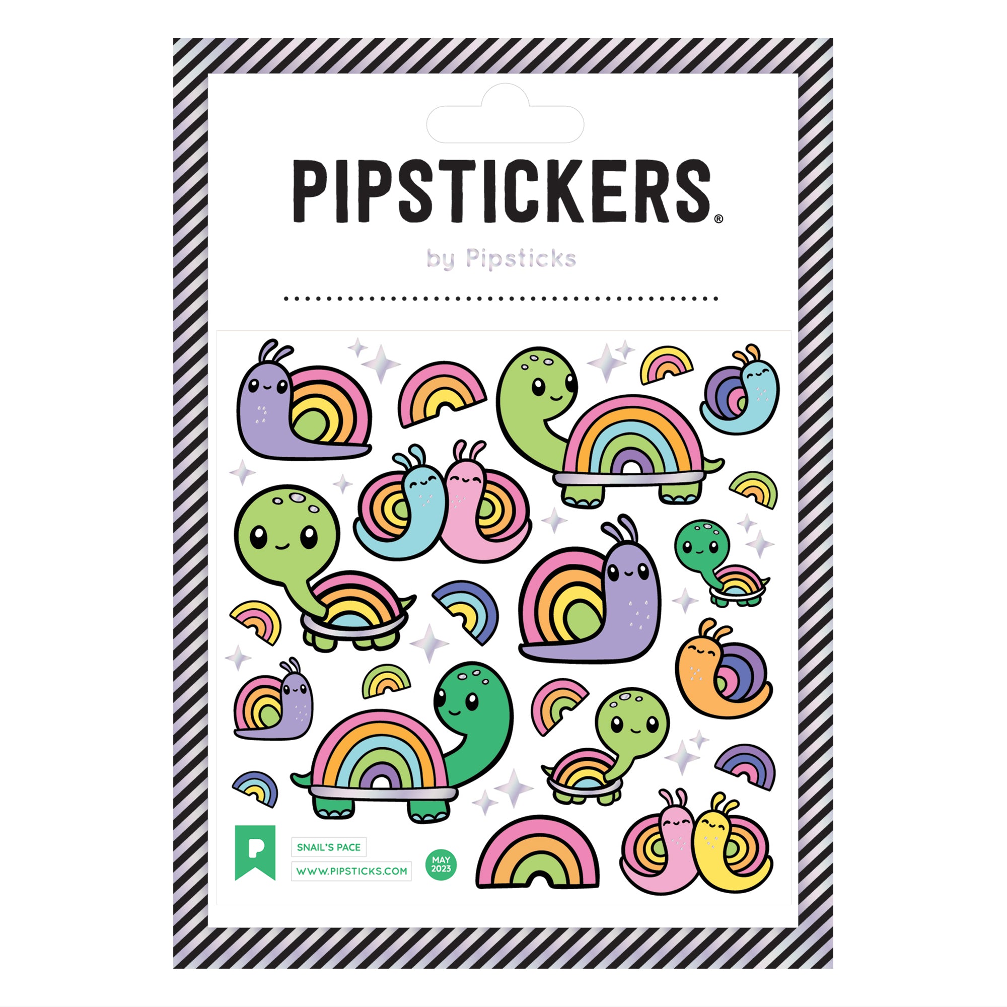 Pipsticks Sticker // Snail's Pace