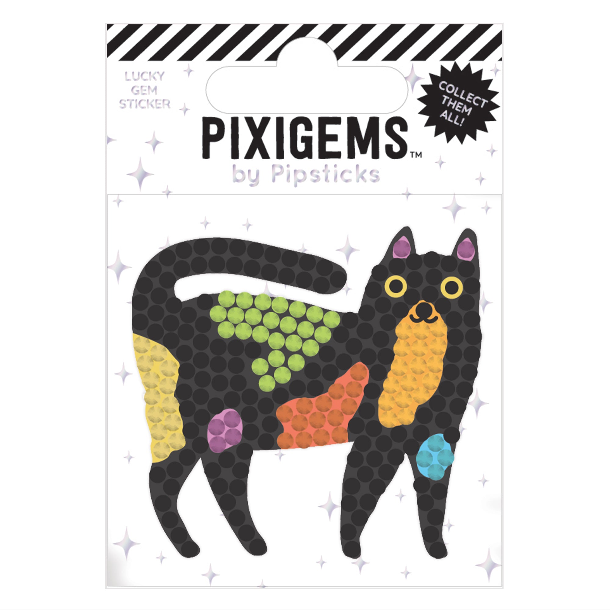 Pipsticks Pixigem Sticker // Cally Cat
