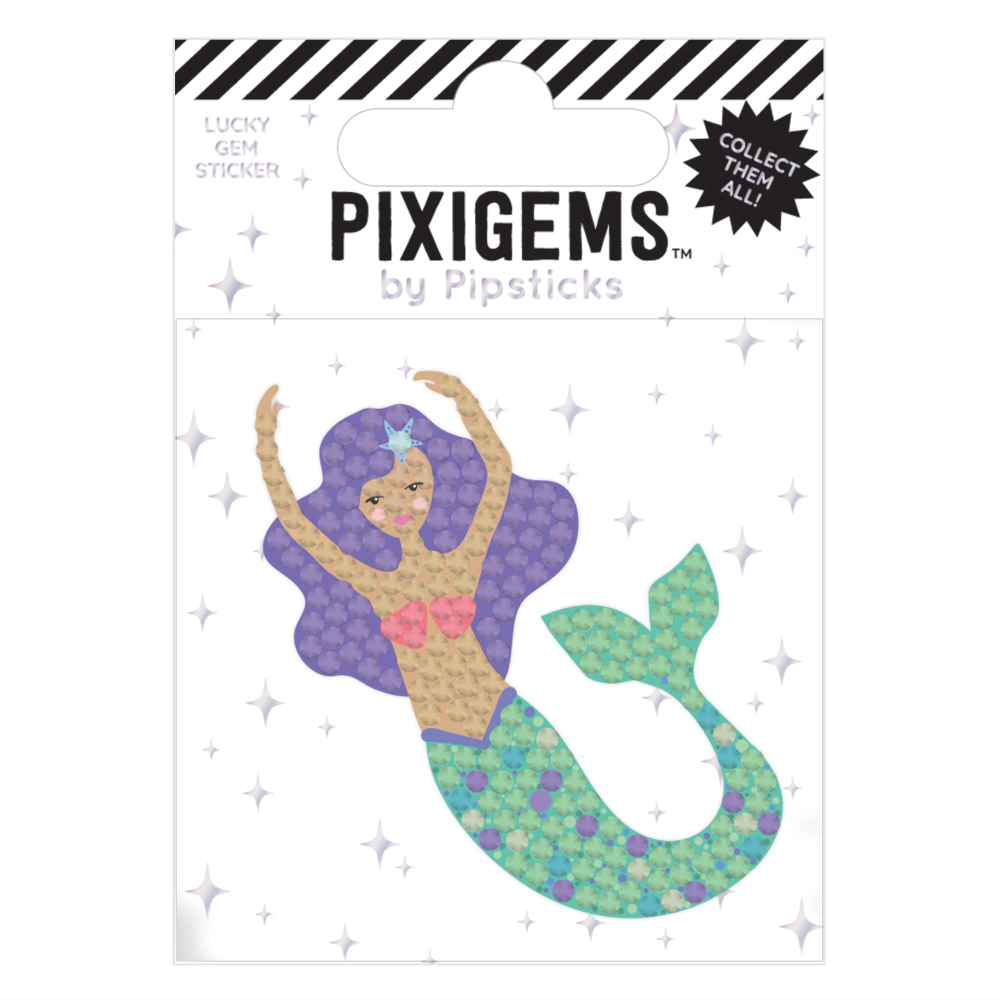 Pipsticks Pixigem Sticker // Momo Mermaid